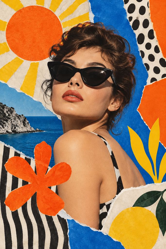 Retro Collage VFX Reel – Sunglasses